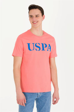 U. S. Polo Assn Мужская базовая футболка с круглым вырезом Salmon - U.s. polo assn фото 7