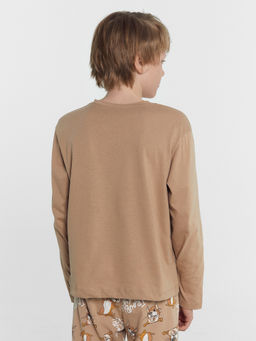 Комплект для мальчиков (джемпер, брюки) бежевый с собачками - Mark formelle фото 7