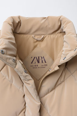 RUBBERISED PUFFER JACKET - Zara фото 7