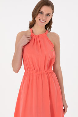 Женское тканое платье с цветами граната Неожиданная скидка в корзине - U.s. polo assn фото 2