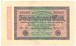 20000 марок 1923 года Германия