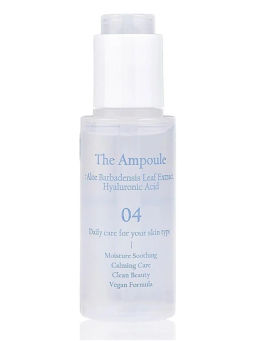 The Ampoule Aloe Barbadensis Leaf Extract Hyaluronic Acid - Сыворотка для лица с экстрактом алоэ барбаденса и гиалуроновой кислотой, 50 мл