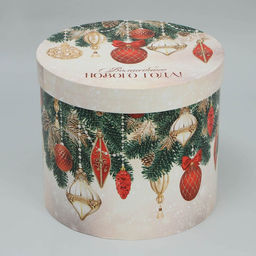 Набор подарочных коробок 5 в 1 Классический Новый год, 13 х 1419.5 х 22 см - Дарите счастье фото 9