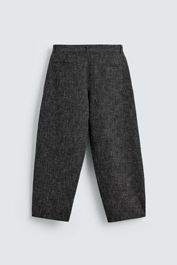 TEXTURED BALLOON FIT TROUSERS - Zara фото 7