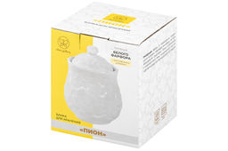 Банка д/хранения 650 мл 11*11*14,5 см Пион с крышкой, с силиконовым уплотнителем - Elan gallery фото 9