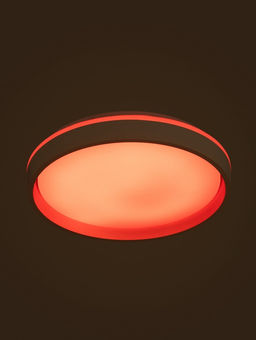 Люстра LED FZ601, 3000-6500К+RGB, 46 Вт, d=39 h=8 см, с ПДУ, белый