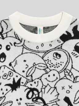 ACOOLA / Джемпер детский для девочек Ricky разноцветный  фото 4