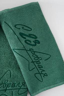 14418/13 "23 февраля"полотенце махровое плотность 350гр