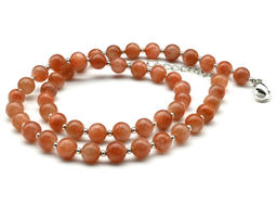 Бусы из лабрадора шарик 7мм, 45см - Радуга камня фото 3