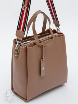 Сумка женская кожаная 6062L d.apricot Polina&Eiterou