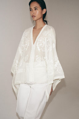 ZW COLLECTION CONTRAST MIDI DRESS - Zara фото 16