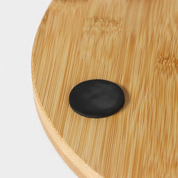 Блюдо для подачи Magistro Valley, d=30 см, сланец, бамбук фото 7