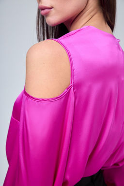 Блуза ANELLI 1218 малиновые тона  фото 2