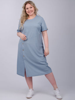 Платье "Волна", туман (М)