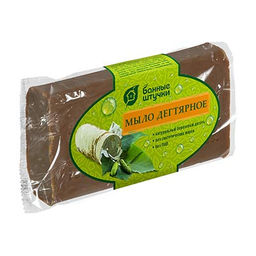 Цена указана за 2 шт. Мыло кусковое Дегтярное, 100 г