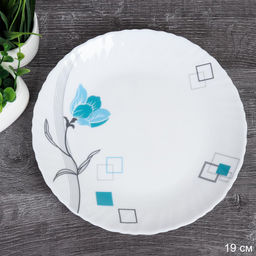 Тарелка 190 мм / LHP-75 (6834-2) /уп 6/72/ Квадраты - ГалеонТрейд фото 3