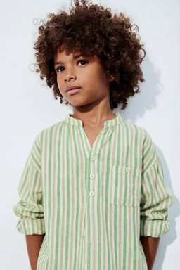 CAMISA RAYAS BOLSILLO LIMITED EDITION / Raya verde