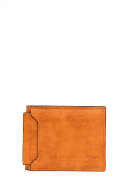 Мужской коричневый кошелек Неожиданная скидка в корзине