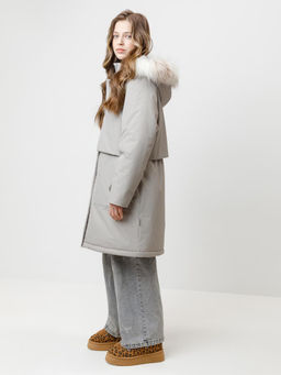 ВК 38124/н/2 ГР куртка для дев - Crockid фото 3