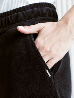 Прямые брюки из бархатистого велюра - Vilatte фото 7