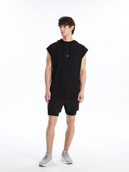 Kap??onlu Penye Erkek Kolsuz Ti??rt - Waikiki фото 3