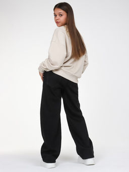 Джинсы-багги утеплённые для девочек - СИНЯЯ МОДА фото 11