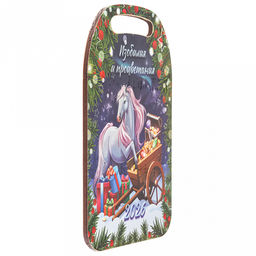 Доска разделочная деревянная "Изобилия и процветания" 29х21х0,6см, "Символ года 2026" (Россия)