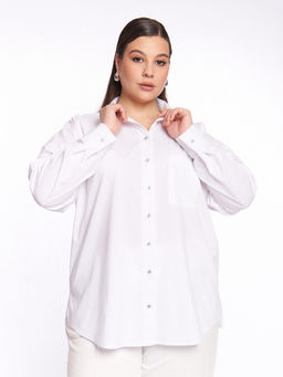 Белая рубашка BL28382WHT02