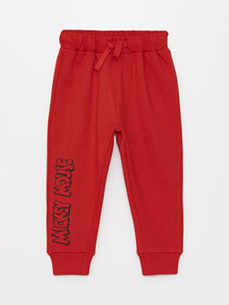 Bisiklet Yaka Uzun Kollu Mickey Mouse Bask?l? Erkek Bebek Sweatshirt ve E?ofman Alt 2li Tak?m - Waikiki фото 3