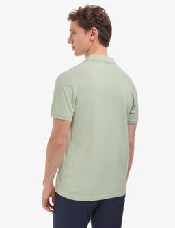 _a_la Regular Fit %100 Pamuk Cepli K_vr_lmaz D__meli Polo Yaka Basic Ti__rt