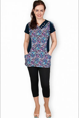 Туника трикотажная с карманами (257-1)