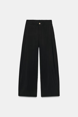 PANTAL?N FLUIDO BARREL / Negro - Zara фото 6