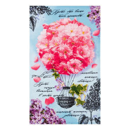 Набор кухонных полотенец Доляна. Самая очаровательная, 2 шт., голубые, 35?60 см