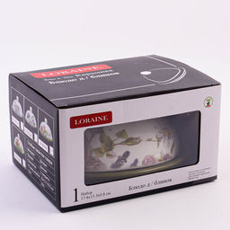 60258 Масленка с крышкой 2пр Розовый сад доломит LR (х24) - Mayer&boch фото 2