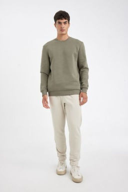 Relax Fit Kal?n Jogger Esofman Alt? Basic Duz Beli Bagc?kl? Lastikli Paca Cepli