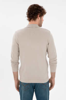 Мужский каменный базовый вязаный кардиган Неожиданная скидка в корзине - U.s. polo assn фото 5