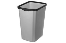 Ведро для мусора с фиксатором 9 л 23,5*19,2*29 см Тандем сер.металлик/черный (модель 841158) - Elan gallery фото 8