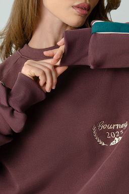 Арт. 2-543 Костюм женский с брюками 44-50 (4 шт) Цвет:коричневый - Калинка фото 9