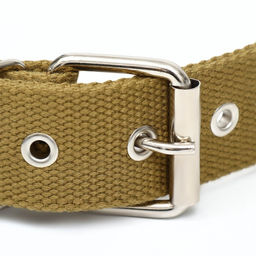Ошейник брезентовый безразмерный однослойный, 72 х 3,5 см, песочный - Пижон фото 3