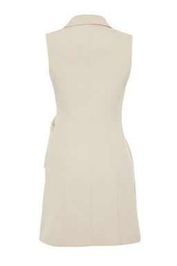 TRENDYOLMILLA Tas Kruvaze Pilise Detayl? Mini Dokuma Elbise TWOSS24EL00793  фото 8