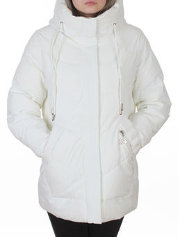 YR-6612 WHITE Куртка зимняя женская (150 гр. холлофайбер)