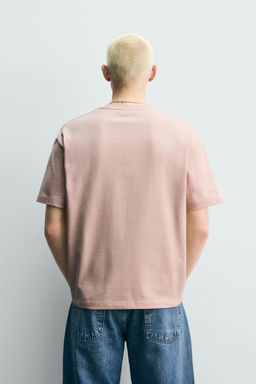 CAMISETA HEAVYWEIGHT B?SICA /03 / Rosa lavado
