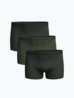 Standart Kal?p Pamuklu Esnek Erkek Boxer 3l?