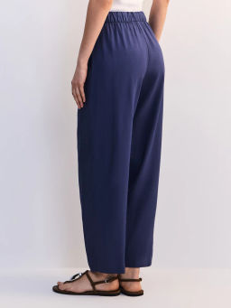 Льняные брюки с эластичным поясом ZR2605012106-162 / Zarina