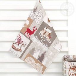 Полотенце 45*75 см. Лапландия рогожка хлопок 100%