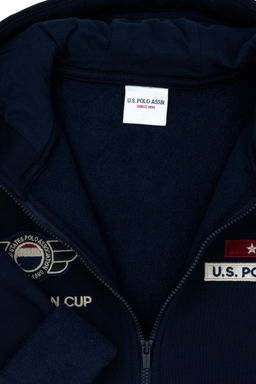 U. S. Polo Assn Толстовка с капюшоном темно-синего цвета для мальчика - U.s. polo assn фото 12