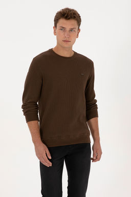 Erkek Kahverengi Sweatshirt - U.s. polo assn фото 3