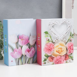 Фотоальбом на 100 фото 10?15 см Нежные цветы, 27.3?16.5 см, МИКС