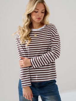 Лонгслив тельняшка 100% хлопок - Оптима фото 4