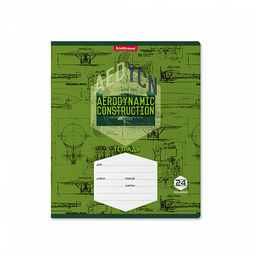 Цена за 10 шт. Тетрадь школьная ученическая ErichKrause Aerodinamics, 24 листа, линейка (в плёнке по 10 шт.)_MIX-PACK  фото 5